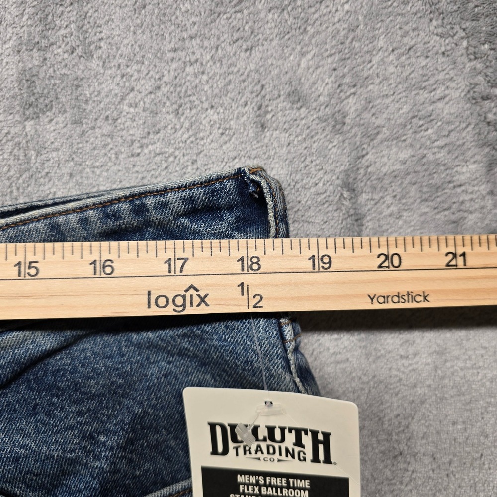 Duluth Trading Flex Ballroom Standard Fit Jeans Mens 36x30 Blue 54302 NWT - Picture 6 of 14